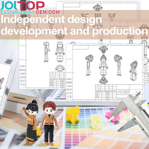 Stile caldo OEM ODM blocchi educativi per bambini tessere 3D figure a forma di bambini quadrati 60 pz castello stella giocattoli magnetici - Product Image 5