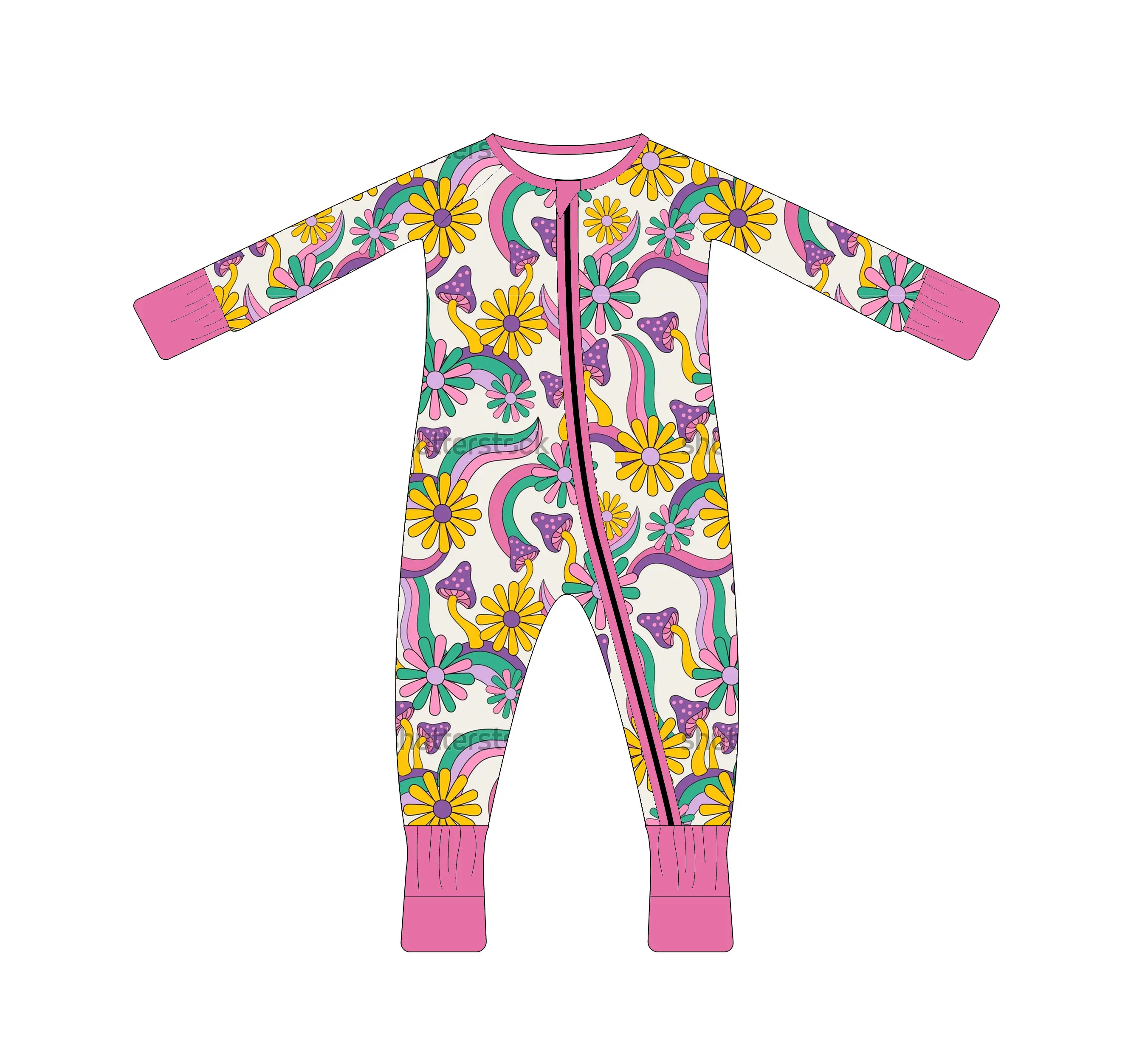 Brand Newborns Romper Cute Cartoon cotton Zipper Long Sleeve Clothing Baby Boys Girls Spring Autumn Jumpsuit Clothes