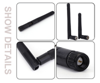 Antena WiFi Booster Lanyi LY-G0021 433Mhz 3Dbi Omnidirectional Tahan Air dengan Konektor RP, Daya Maksimum 50W, Antena TPEE Indoor