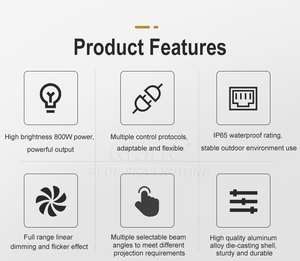 Neutrik Rean Powercon Không Thấm Nước Rgbw 4in1 LED Nhẹ Lũ Lụt Ánh Sáng 80X15W Công Suất Cao Với Dmx512 IP65 Cho Ngoài Trời Vườn Wedding Party - Product Image 3