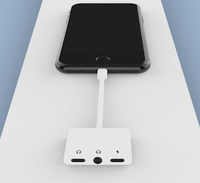 Fabrika doğrudan satış 3-in-1 tip-c USB 3.5mm OTG adaptörü mobil şarj dönüştürücü ile Flash Disk ve klavye DC çıkış
