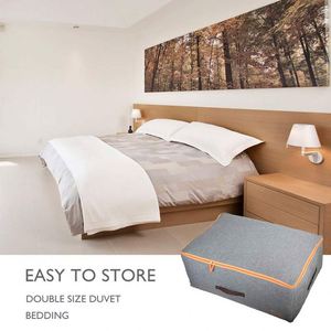 Free sample Underbed <b>Storage</b> <b>Bags</b>, 53L Duvet <b>Storage</b> <b>Bag</b> with <b>Zips</b>, Large <b>Storage</b> <b>Bags</b> for Clothes, Bedding, Quilt, Blankets, - Product Image 4