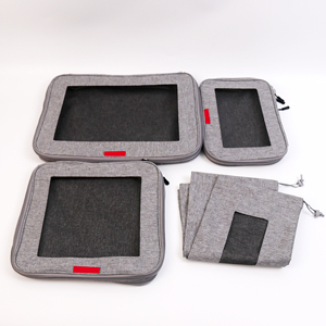 Custom Polyester Waterproof Luggage Packing Cubes Travel Organizer Set <b>Clothes</b> <b>Storage</b> Bag - Product Image 6
