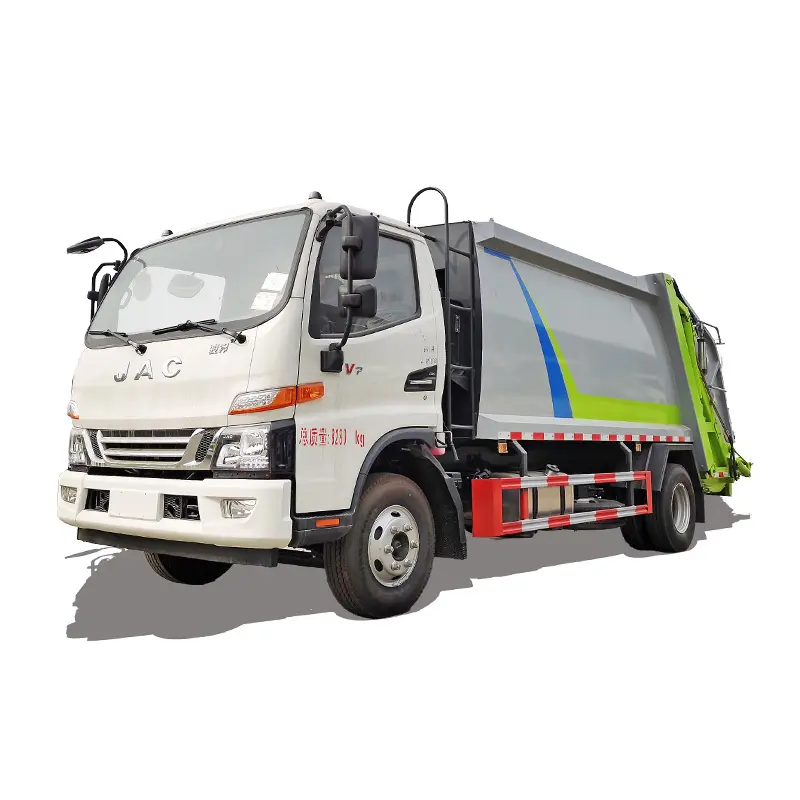 Caminhão de lixo comprimido JAC 8m3 4*2 para coleta de lixo, novo ou usado, de alta qualidade