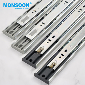 Mềm đóng đồ nội thất ngăn kéo Slide đường sắt đẩy-to-mở đẩy ra Slide cho nhà bếp ăn phòng ngủ phòng tắm khách sạn sử dụng - Product Image 2