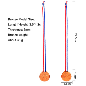 Médaille de sport en plastique pour enfants, haute qualité, prix bas, jouets pour enfants, médailles d'or de natation/course à pied - Product Image 6