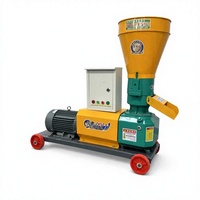 Nouvelle machine à granulés d'aliments pour animaux en acier allié, capacité de 200 kg/h, pour la transformation des aliments pour poulets, porcs, vaches, moutons, lapins