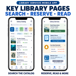 Servicios de Biblioteca Confiables, Desarrollo de Aplicaciones de Biblioteca para iOS y Android con Búsqueda de Catálogos, Reserva de Libros, Biblioteca Digital - Product Image 3
