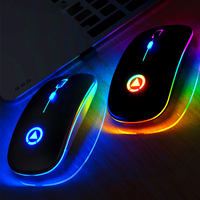 Kablosuz fare BT RGB şarj edilebilir fare kablosuz bilgisayar sessiz fare LED arkadan aydınlatmalı ergonomik oyun dizüstü için fare PC