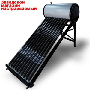 Chauffe-eau solaire Geyser 200L à tubes sous vide, isolation en polyuréthane, alimentation électrique solaire pour usage domestique, commercial et extérieur - Product Image 1
