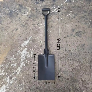 Lame de <span class=keywords><strong>pelle</strong></span> en métal de qualité industrielle avec revêtement électrophoretique pour outils agricoles et camping, manche durable - Product Image 5