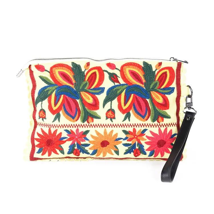 Bohemian Style ethnic style embroidered dinner design clutch bag