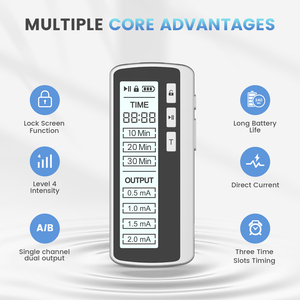 2025เครื่องนวดศีรษะกระตุ้นสมองแบบสองช่องทางความเข้ม<span class=keywords><strong>4</strong></span>ระดับลดความวิตกกังวลดีไซน์ใหม่ - Product Image 3