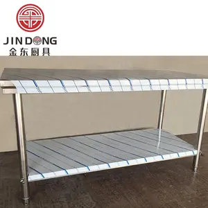 Commercial Aluminium Stainless Steel Kitchen Work Table