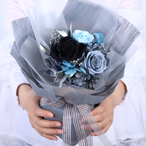Beautiful Real Preserved Rose Bouquet-Romantic <strong>Gift</strong> <strong>Box</strong> for Father's Day <strong>Easter</strong> &amp; Graduation Home Decor - Product Image 5