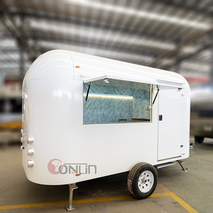 Catering <strong>Food</strong> Trucks <strong>Rolled</strong> Ice Cream <strong>Food</strong> Trailer Snack <strong>Cart</strong> Trailer for Sale - Product Image 1