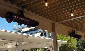 220-240 В IP65 инфракрасный нагреватель углерода 2500 Вт 6-ступенчатый коммутационный LDHR065-250KY с дистанционным управлением - Product Image 2