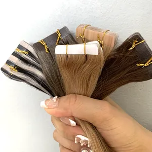 wholesale Top Quality Double Dawn Invisible Tape Large Stock Wholesale Virgin Human Hair Extension