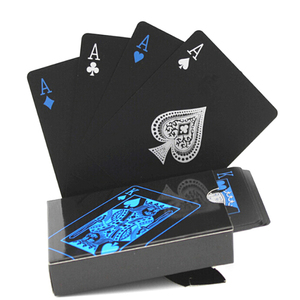 Benutzer definierte wasserdichte Kunststoff-Spielkarte Großhandel Spielkarten druck Pvc Poker Card Hersteller für Erwachsene