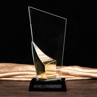 Trophées en métal personnalisés par le fabricant, pièces de trophées, trophées en verre