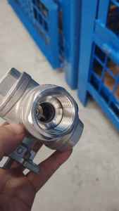 บอลวาล์วควบคุมแบบ3ทิศทาง SS304ในมุม1/2 "3/4" 1 "สำหรับน้ำมันแก๊สน้ำ-คู่มือ - Product Image 4