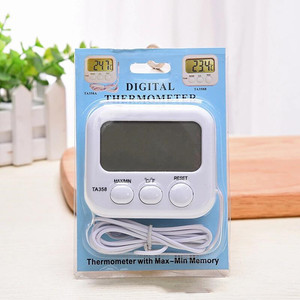 Aquarium Digital <b>Thermometer</b> TA358 With Wired Probe Max Min Display For Fish Tank Temperature Monitoring - Product Image 2