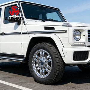Rueda Forjada Pulida de Una Pieza SJ 17 18 19 20 21 22 Pulgadas 6*139.7 8*180 para Mercedes-Benz Clase <span class=keywords><strong>G</strong></span> <span class=keywords><strong>G</strong></span> 500 <span class=keywords><strong>G</strong></span> <span class=keywords><strong>63</strong></span> AMG - Product Image 1