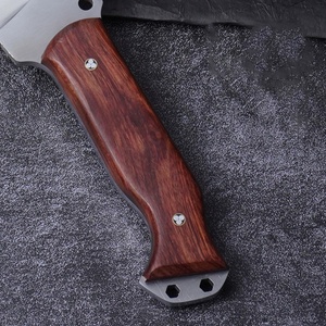 มีดต่อสู้คุณภาพสูง Z01 ใบมีดสแตนเลสเกรด OEM ปรับแต่งได้ พร้อมปลอกไม้และใบมีดแบบ Sheepsfoot สำหรับงาน DIY - Product Image 5