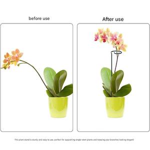 Hot Sale Garden Single Stem Plant <strong>Flower</strong> <strong>Support</strong> Ring Frame for Orchid Peony Lily Roseb Plant <strong>Support</strong> Stakes - Product Image 4