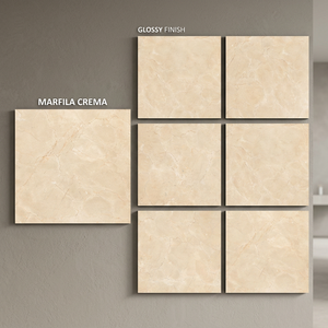 Azulejos de Porcelana Esmaltada Digital Brillante Neptune Gold de 800x800 mm, Efecto Mármol Dorado, Baldosas de Cerámica para Pisos - Product Image 5