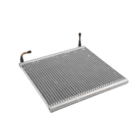 Échangeur de chaleur à micro-canaux OEM personnalisé MCHE, tube à ailettes en aluminium, serpentin de refroidissement à micro-canaux pour la chaîne du froid