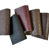 2023 recién llegados diseño de cuadros de cuero estampado tela de cuero sintético de PVC para shuoes