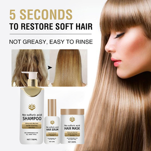 Etiqueta privada Limpieza suave Suavizante y Anti Frizz Champú y <span class=keywords><strong>acondicionador</strong></span> sin sulfato - Product Image 4