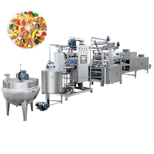 Jelly Gummy Candy Bean Making Machine Línea de producción de depósito Pequeña máquina eléctrica para hacer dulces duros - Product Image 1