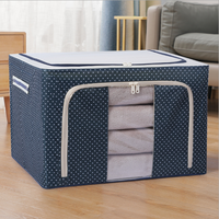 Garde-robe pliable pour vêtements, boîte de rangement en tissu avec couvercle pour jouets et vêtements, paniers de rangement quotidiens