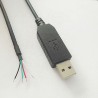USB à RS485 Câble 4 BROCHES câble Série FTDI Chip avec UN B SCR GND Fil Fin Pour LE PLC modBus ProfiBus