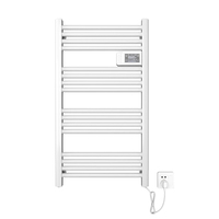 Calentador de Toallas Eléctrico de Pared, de Acero con Recubrimiento en Polvo, con 4+ Barras para Baño