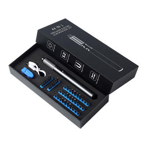 Juego de destornilladores eléctricos de precisión 44 en 1 con puntas para reparación y mantenimiento, kit de herramientas profesional con batería - Product Image 1