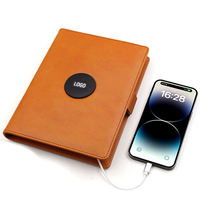 Ensemble de luxe pour ordinateur portable avec chargeur sans fil, haut-parleur intelligent IA, 16 Go USB, batterie externe 8000 mAh – Cadeau d'entreprise pour clients OEM