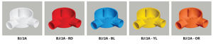 กล่องต่อสายไฟฟ้า PVC สีน้ำเงินแบบสองทาง ป้องกันการระเบิด มาตรฐาน BS EN 61386 21 ได้รับการรับรองมาตรฐาน ISO9001 สำหรับไฟฟ้ากระแสสลับ - Product Image 6