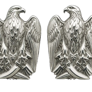 Wholesale Price 3D Soft Metal Luminous Embossed Silk Screen Printed Luxury Sew-On Badges with Hooks in Stock - Product Image 1