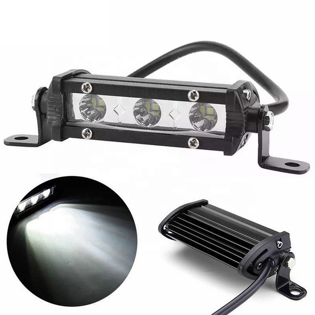 Mini Slim Car Led Work Lighting Bar DRL LED Driving Fog Lamp for Off Road SUV ATV Truck Vehicles Car External Accessories Lights