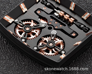 <span class=keywords><strong>Reloj</strong></span> de pulsera para hombre Space Time New Tik Tok Popular con carcasa de barril, cuarzo, eléctrico, para <span class=keywords><strong>bicicleta</strong></span> - Product Image 5