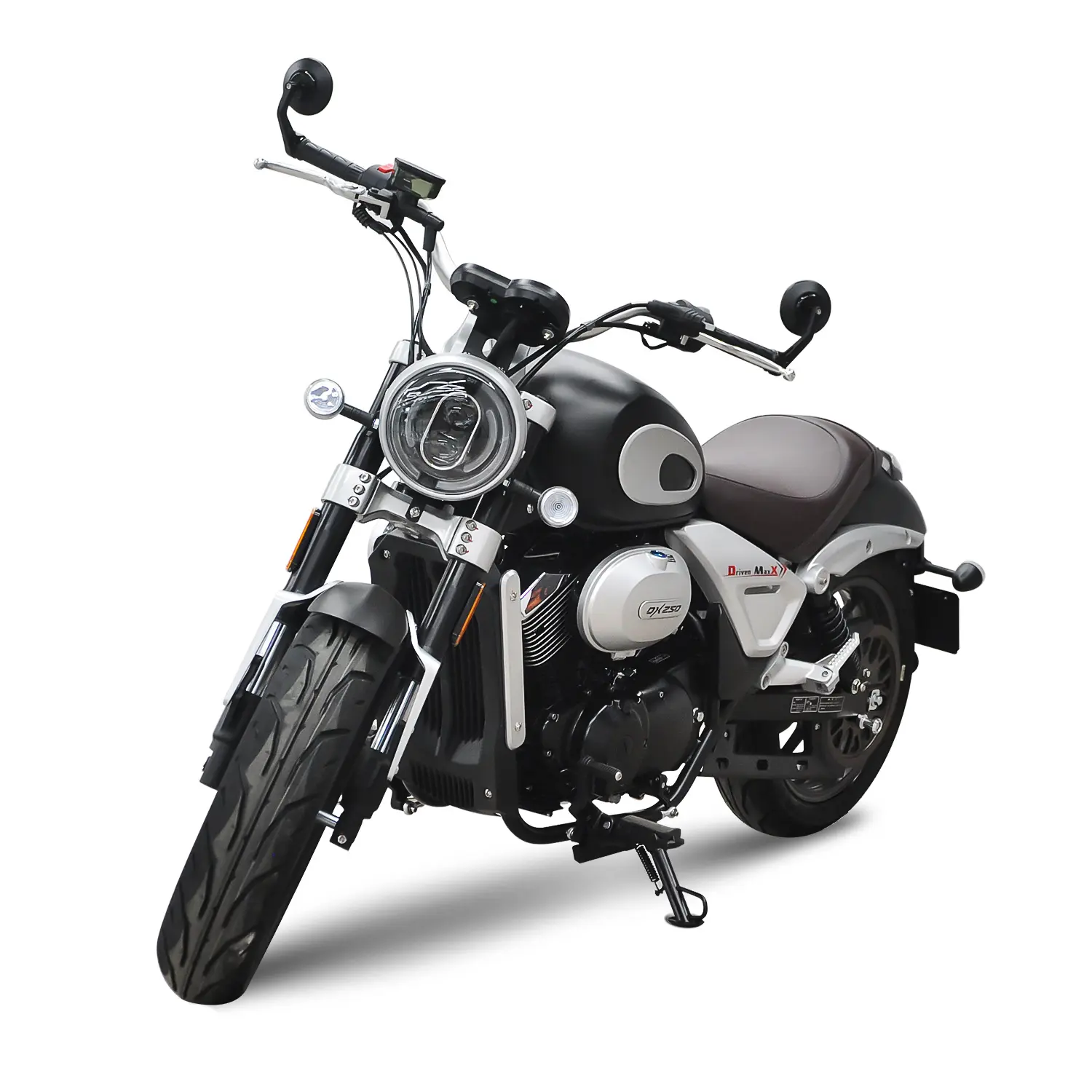 Venta directa de fábrica fuerte potencia gasolina estable motocicleta disco delantero tambor trasero motocicleta 250 cc