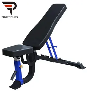 Spor fitness ekipmanı ticari spor salonu tezgah ayarlanabilir/spor salonu oturmak tezgah egzersiz ayarlanabilir ağırlık sehpası