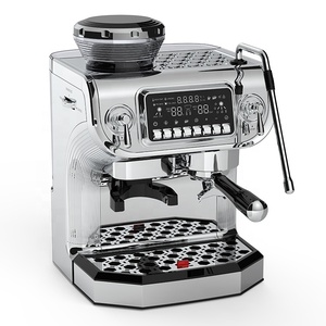 Cafetera Súper Automática PANCERKA para el Hogar, Cafetera Comercial de Acero Inoxidable para Latte y Espresso - Product Image 1