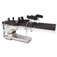 Table d'opération électro-hydraulique en alliage d'aluminium à 5 sections avec plateau en fibre de carbone et capacité de charge de 350 kg pour la chirurgie