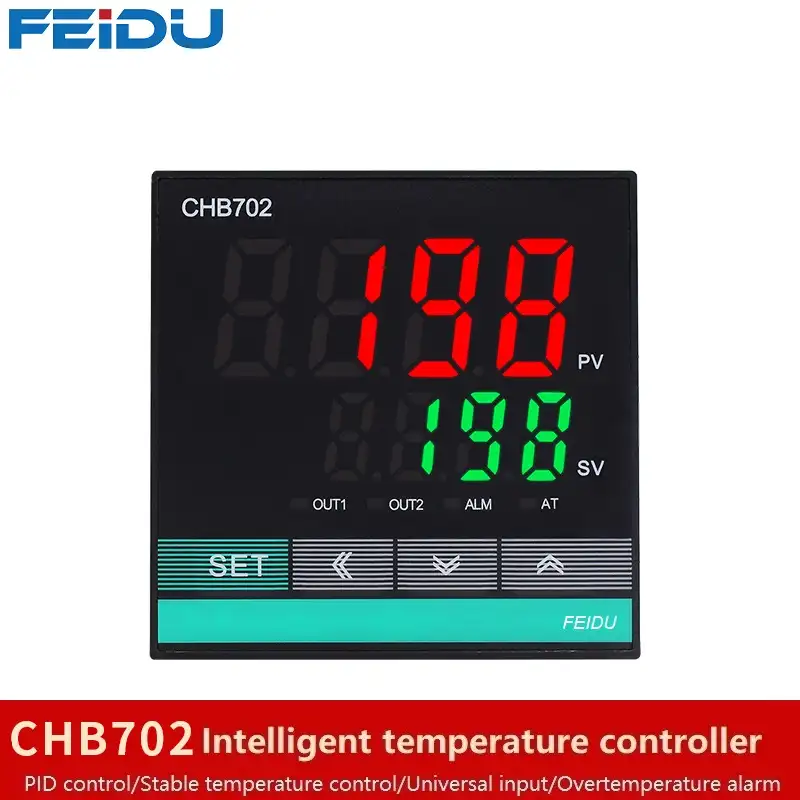 Digital Thermostat CHB702 Multy Input Dual Output SSR Relay PID Temperature Controller AC 220V 24V Digital Thermostat