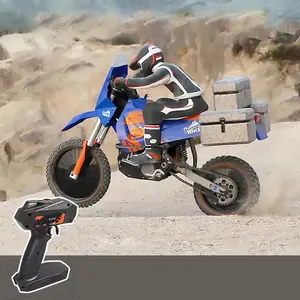 Moto RC per Tutti i Terreni 1/4 RTR 2S con Giroscopio, Motocicletta Telecomandata Fuoristrada, Modello Elettrico Brushless per Adulti - Product Image 1