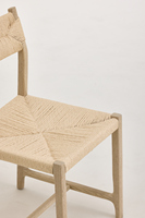 Chaises de salle à manger en bois de style minimaliste moderne, adaptées à une utilisation dans les maisons, les hôtels ou les appartements, et fabriquées en bois massif